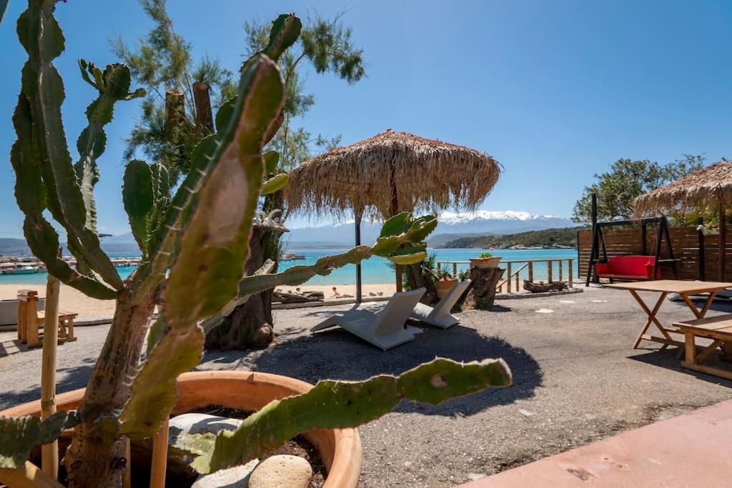 Sea And Sun Metaxy Mas, Brand-New, Beachfront ! Chania  Exterior foto
